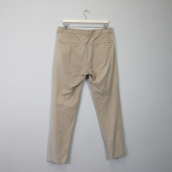 Lululemon Commission Pant Slim Men 34 Beige Earth Dye Chino Casual Work 434 - Picture 2 of 8